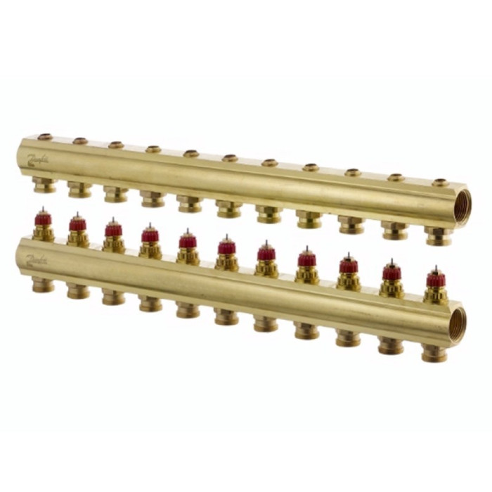 Danfoss Колектор FHF 11 без витратомірів (088U0511)