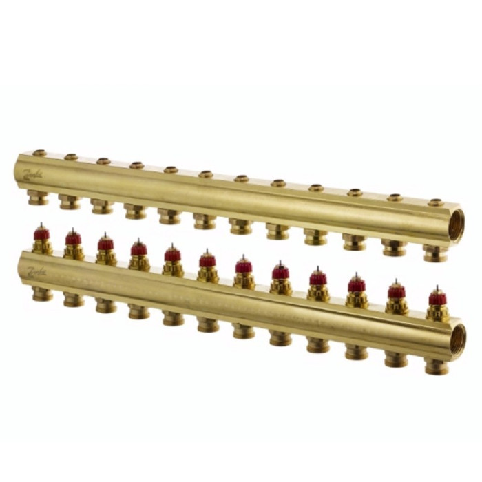 Danfoss Колектор FHF 12 без витратомірів (088U0512)