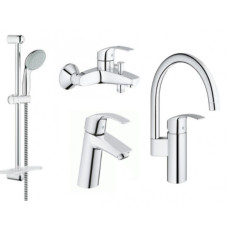 Grohe Eurosmart 123248MK набір змішувачів кухні та ванної M-Size (23324001+33300002+27926001+33202002)