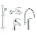 Grohe Eurosmart 123248MK набір змішувачів кухні та ванної M-Size (23324001+33300002+27926001+33202002)