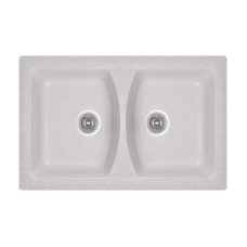 Fosto Мойка для кухни 79x50 SGA-210 (олово) двойная