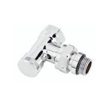 Danfoss Кран радіат. кутовий низ хром RLV-CX 1/2 (003L0273)
