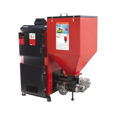 Стальной пеллетный твердотопливный котел Thermo Alliance Vulcan AUTO VASF 35 