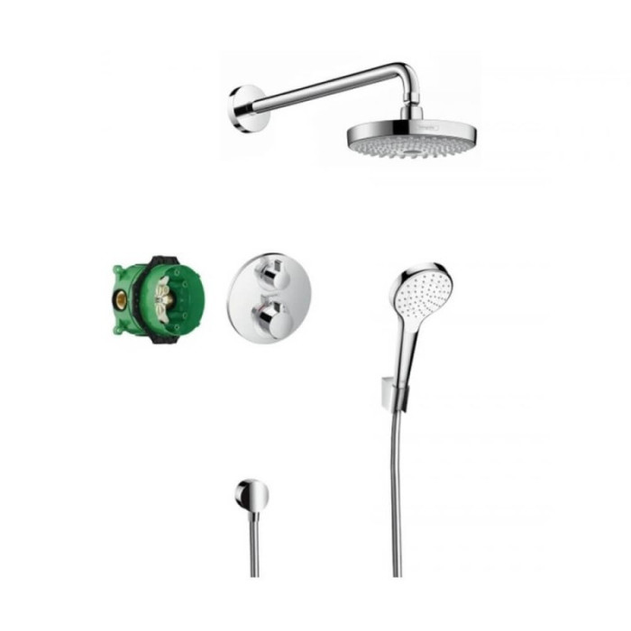 Hansgrohe Croma Select S 27295000 душевая система скрытого монтажа с термостатом
