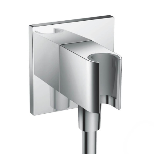 Hansgrohe Fixfit Porter Square 26486000 шлангове з'єднання з тримачем для лійки