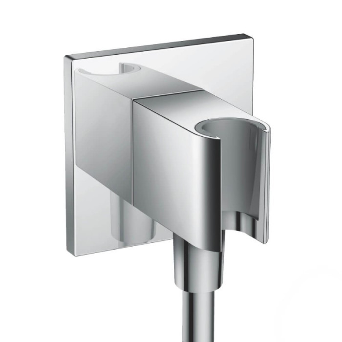 Hansgrohe Fixfit Porter Square 26486000 шлангове з'єднання з тримачем для лійки