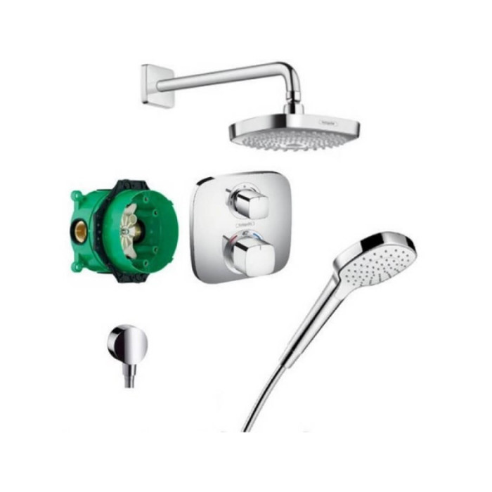 Hansgrohe Croma Select E 27294000 душова система прихованого монтажу з термостатом