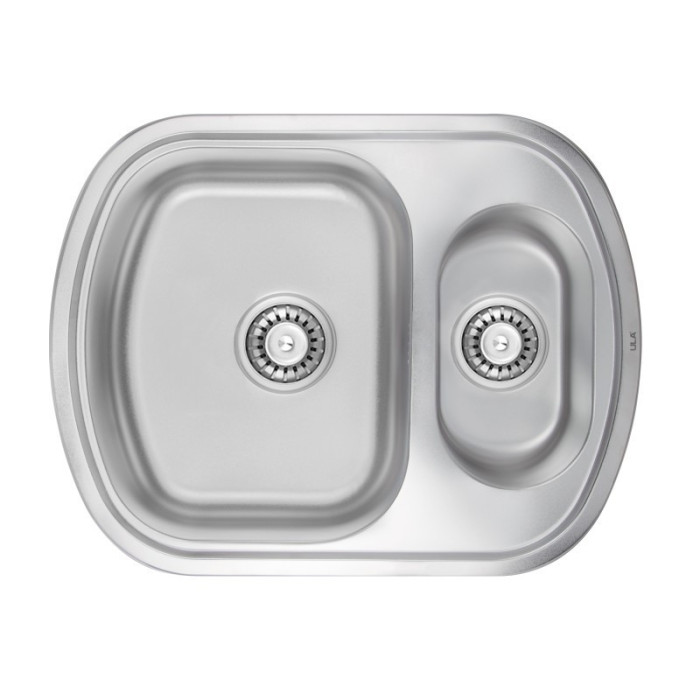 Мойка для кухни Мойка для кухни ULA 7703 ZS Micro Decor 08 (мойка 6349 нерж.) двойная