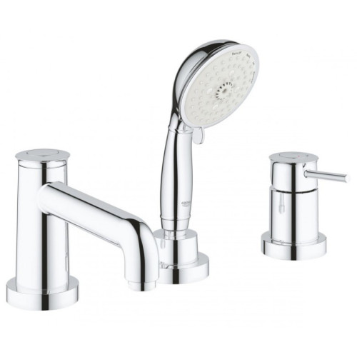Смеситель для ванны Grohe BauClassic на три отверстия