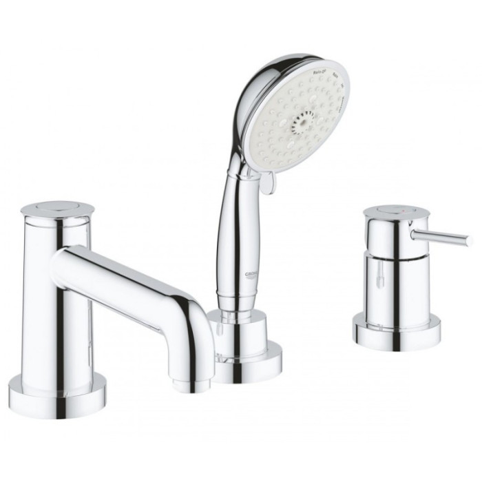 Змішувач для ванни Grohe BauClassic на три отвори