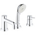 Змішувач для ванни Grohe BauClassic на три отвори