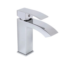 Смеситель для умывальника Q-TAP Swan Cascada d-35, хром