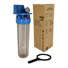 Корпус фільтра Big Blue 20" з манометром FH20B1-B-WB