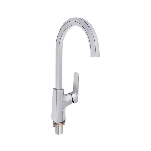 Смеситель для кухни Q-TAP Matice U-образный гусак d-35, хром