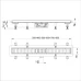 Душовий трап ITAL IT13-FT10/500, 500х70х67мм