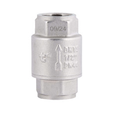 Обратний клапан Thermo Alliance Forte 1/2"ВВ никелированный с латунным штоком TAF240W15