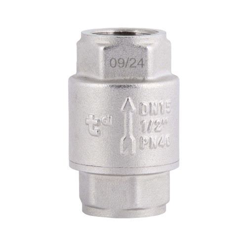 Обратний клапан Thermo Alliance Forte 1/2"ВВ никелированный с латунным штоком TAF240W15