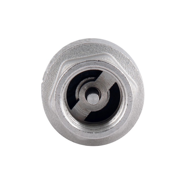 Обратний клапан Thermo Alliance Forte 1/2"ВВ никелированный с латунным штоком TAF240W15