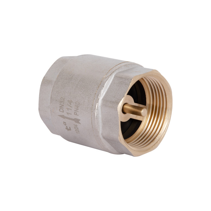 Обратный клапан Thermo Alliance Standart 1 1/4"ВВ с латунным штоком TAS240W32