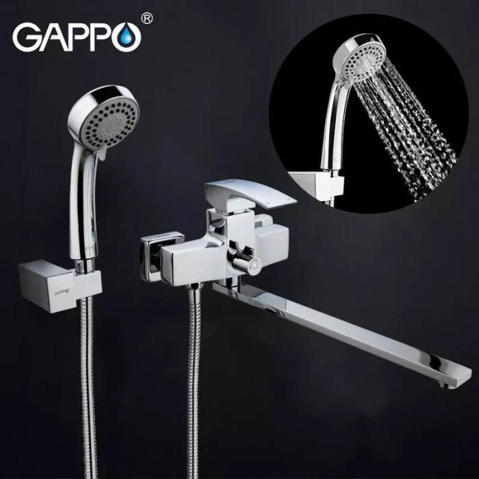 Змішувач для ванни GAPPO G2207, хром