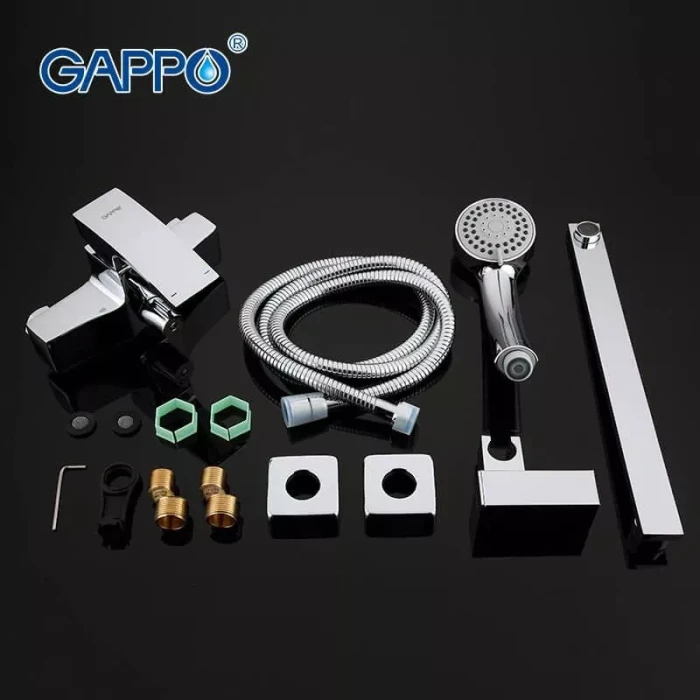 Змішувач для ванни GAPPO G2207, хром