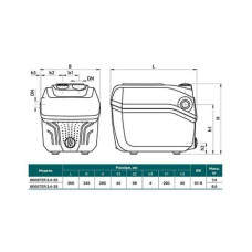 Станция NPO BOOSTER 2.4-35 6 м³/год, 190-650 Вт, 48м  WiFi 