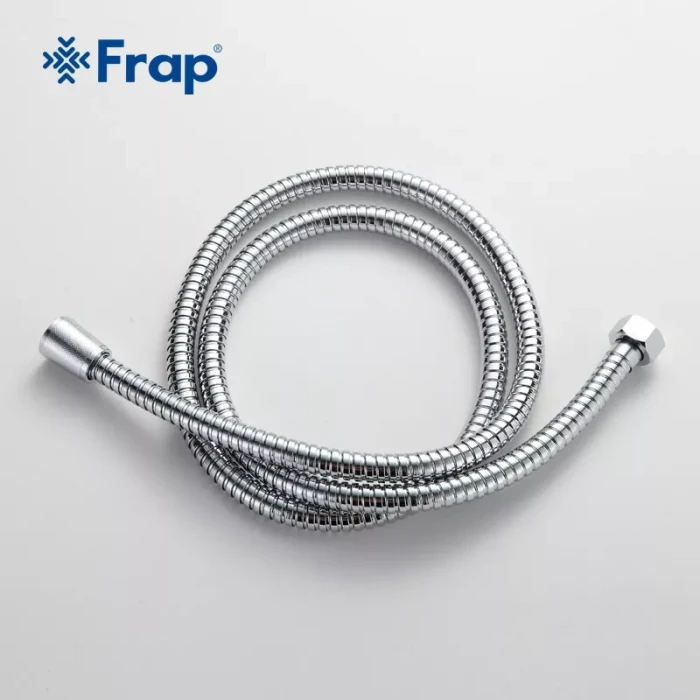 Шланг душовий Frap F43, нержавіюча сталь, 1500 мм, хром