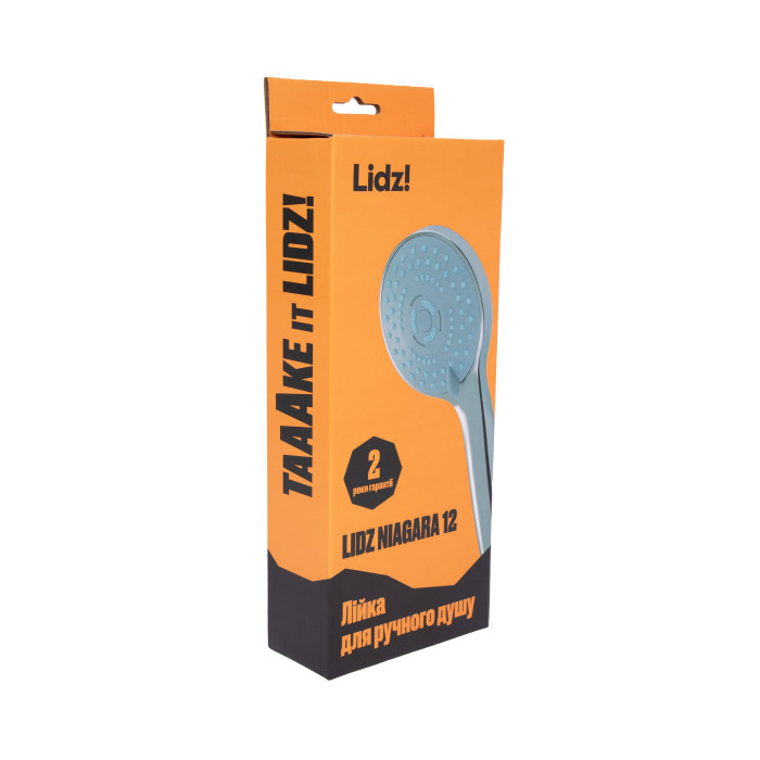 Лейка для ручного душа Lidz Niagara 12 98 мм округлая LDNIA12CRM35443 Chrome