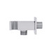 Подключение с держателем для шланга Qtap Spojeni прямоугольное QTCRMBH130 Chrome (Fixsit)