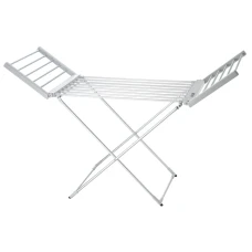 Сушарка для білизни электрична ZERIX Comfort 220W, 220-240V з таймером розкладна серебро