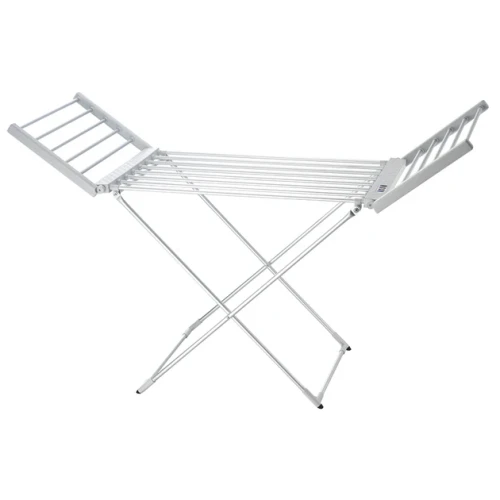Сушарка для білизни электрична ZERIX Comfort 220W, 220-240V з таймером розкладна серебро