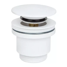 Донний клапан ITAL HF1083-WPM, автомат, Ø63мм, 1 1/4", латунь, білий