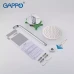 Вбудований змішувач для душу GAPPO G7101, хром