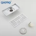Трап для душу GAPPO G82050, латунь, 100х200 мм, хром