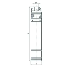 Насос скважинный  NPO 3S QGD 1-30-0.37   
