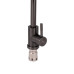 Смеситель для кухонной мойки Qtap Titanium D007FBL U-образный PVD (k35) черный-мат