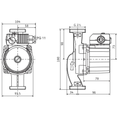 Насос  WILO  STAR RS 25/4 180