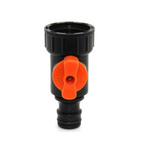 Кран запорный 3/4" с адаптером AQUAPULSE
