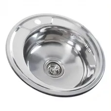 Мойка круглая 510х180 полир PLATINUM