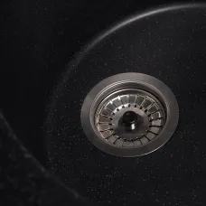 Мойка Solid Comfi 580х470х215 овал антрацит + сифон