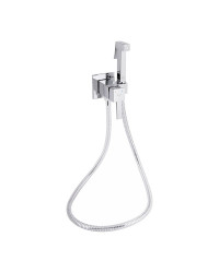 Набор для гигиенического душа  Q-TAP  Inspai-Varius держатель, лейка, шланг хром