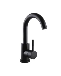 Смеситель умывальника GLOBUS Lux ALPEN, черный (SBT1-101S-BB)