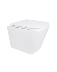 Унитаз подвесной Q-TAP Tern Ultra Quiet с дюропластовым сиденьем  soft-close/Quick relase White