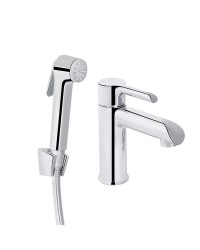 Смеситель для  умыв с гигиенич. душем  Q-TAP Grand d-35, хром