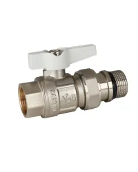 Кран с американкой     1/2    ASG  мотыль белый (PN50) антипрот.