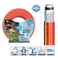 Шланг для полива  3/4  AQUAPULSE FITT NTS RED (в бухті 25м) 