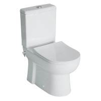Компакт напольный с функцией бидэ, с сиденьем белый Slim slow-closing VOLLE  Virgo 13-23-303