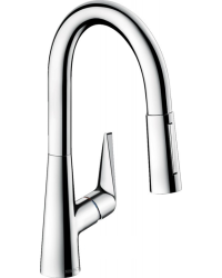 Смеситель для кухни HANSGROHE TALIS M51 73850000, однорычажный, с вытяжным душем