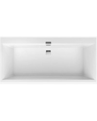 SQUARO EDGE 12 ванна 170*75 см с ножками, со сливом-переливом