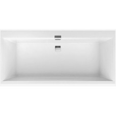 SQUARO EDGE 12 ванна 170*75 см с ножками, со сливом-переливом